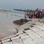 গাইবান্ধার সাঘাটায় নদীভাঙন প্রতিরোধ প্রকল্পের ব্লক যমুনায় বিলীন - Chief TV