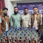 জামালপুরে ডিবির অভিযানে ৯০ বোতল মদ উদ্ধার, আটক ২