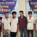 নীলফামারীতে ক্যাসিনো জুয়া ও মাদক সেবনের অপরাধে গ্রেপ্তার ৮ - chief tv