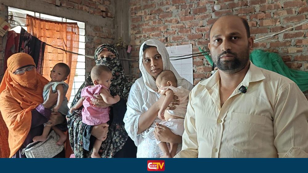 বাউফলে পাঁচ নবজাতকের অসহায় পরিবারে ড. মাসুদ এমপির মানবতার স্পর্শ - 1Chief TV