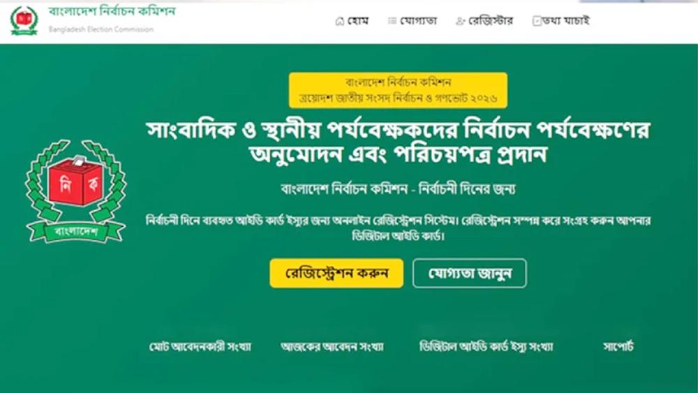 নির্বাচনে সাংবাদিক ও পর্যবেক্ষক কার্ড পেতে আবেদন করবেন যেভাবে - Chief TV