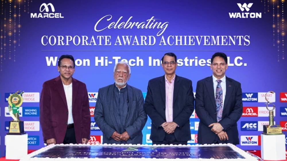 সেরা কর্পোরেট অ্যাওয়ার্ডস অর্জনের সাফল্য উদযাপন ওয়ালটনের - Chief TV