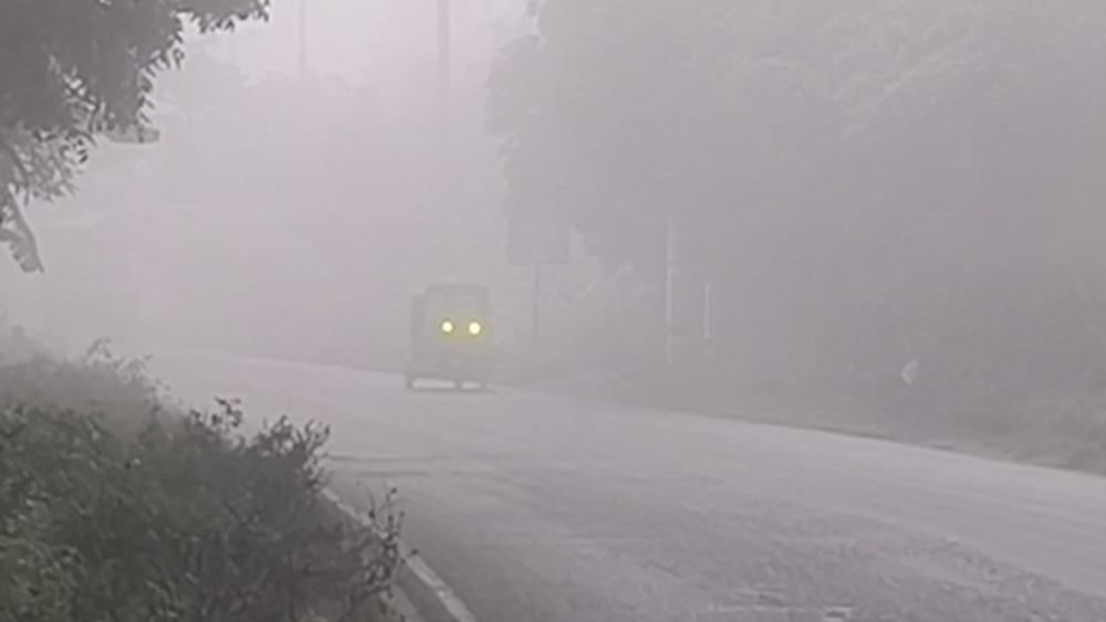 সৈয়দপুরে ঘন কুয়াশায় আচ্ছন্ন তীব্র শীতে বিপর্যস্ত জনজীবন - Chief TV