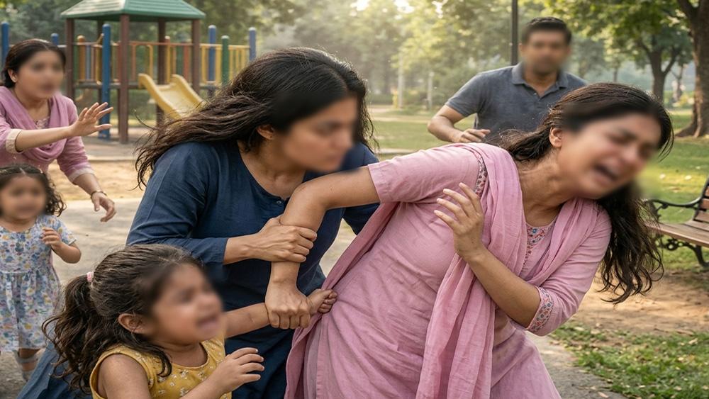 পার্কে ঢুকে নারী-শিশুদের কামড়াচ্ছিলেন তরুণী! - Chief TV